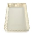 Fineline Settings Fineline Settings 294-WH Flairware 9 in. x 13 in. White Serving Tray - Bulk 294-WH